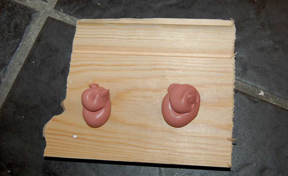 10. Glue skirting boards to wall