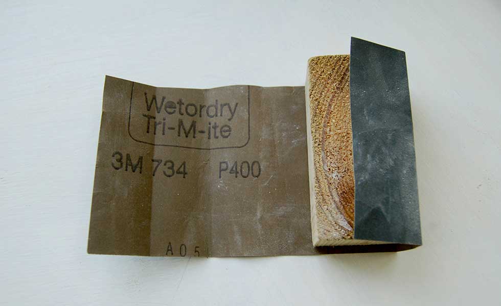 wet or dry sandpaper