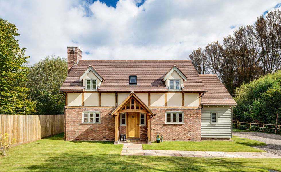 £200k oak frame self build in Worcestershire