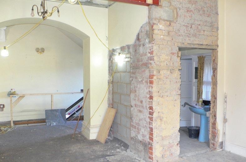 The property was in a dire state, so Michael had to strip everything back to a shell before rebuilding