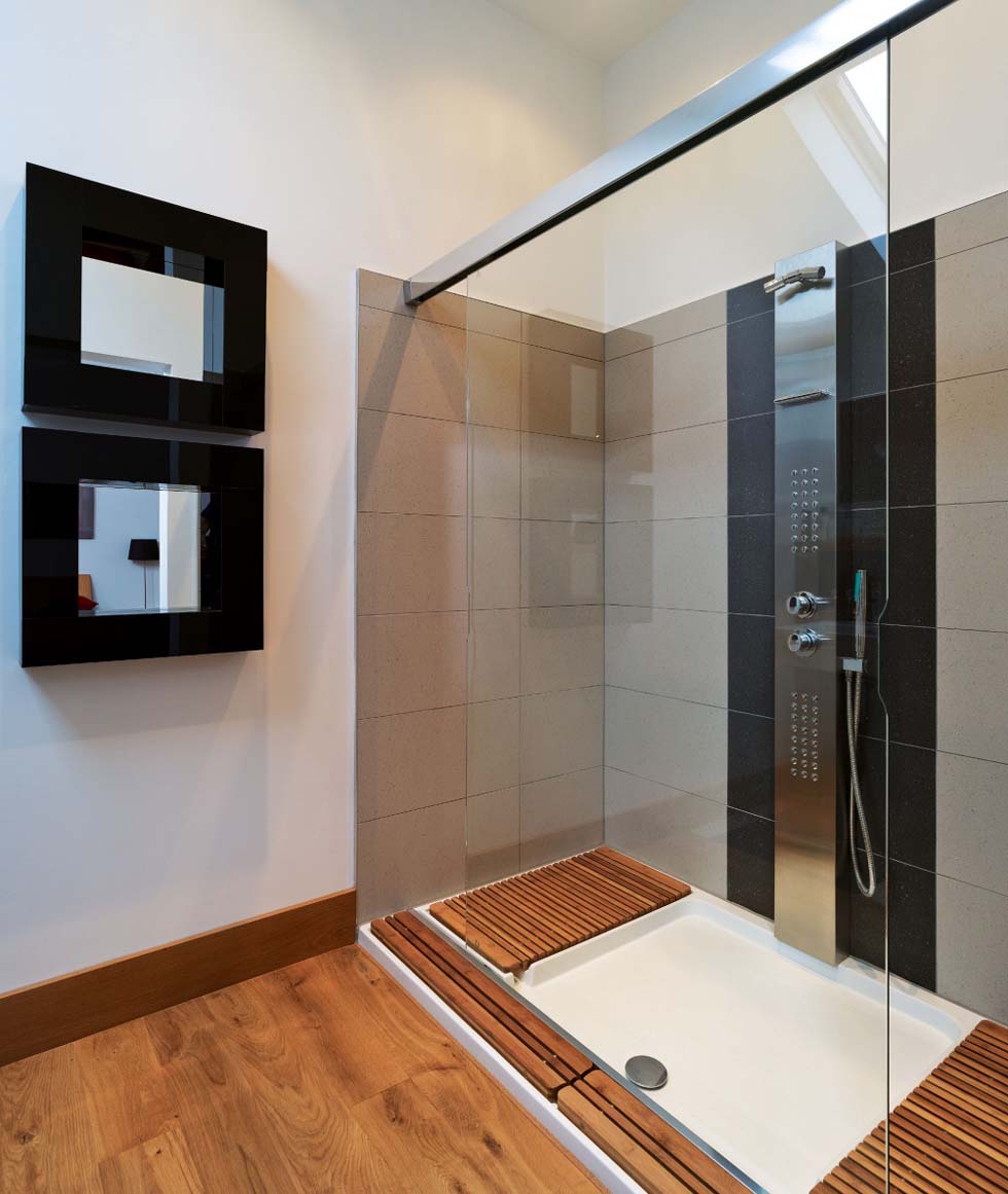 Murray barn conversion shower