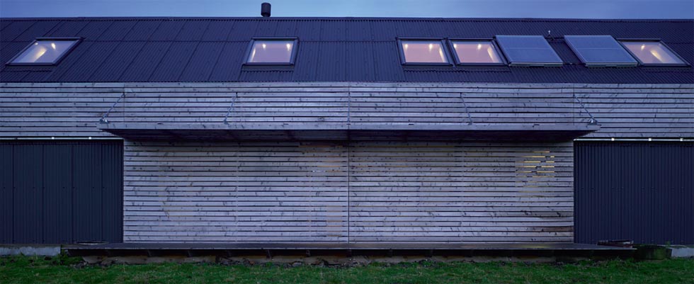 Closed Storm Shutters