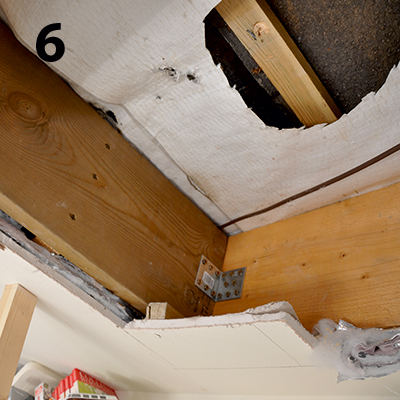 cut the joist and add joist support