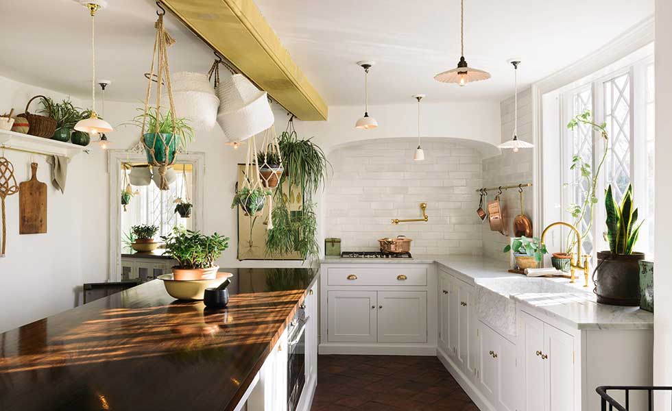 Classic white farmhouse kitchen