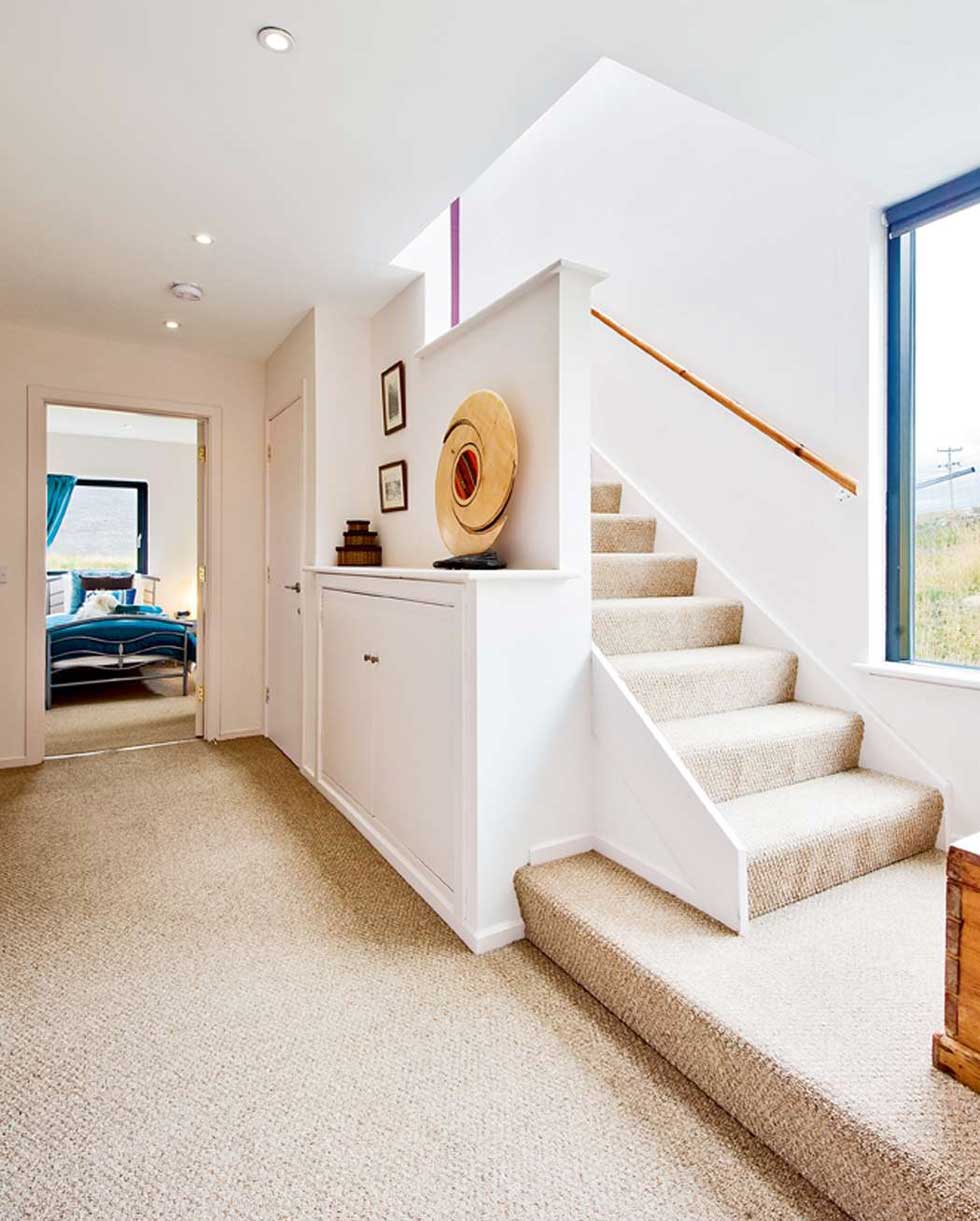 The hallway and staircase