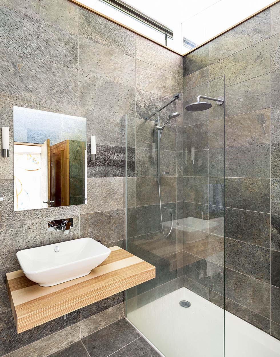 The shower room
