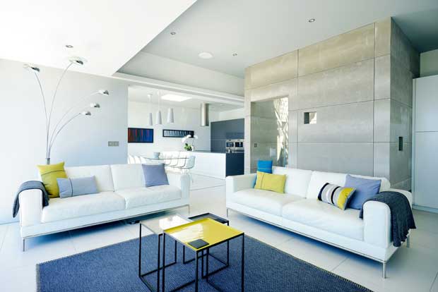 Modern open plan living area