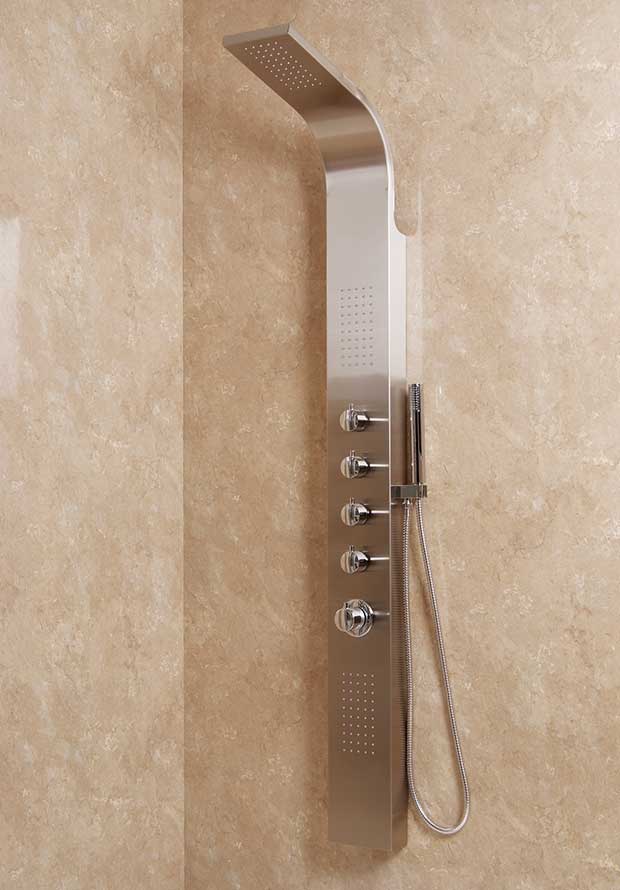 AquaUno Thermostatic Shower Panel