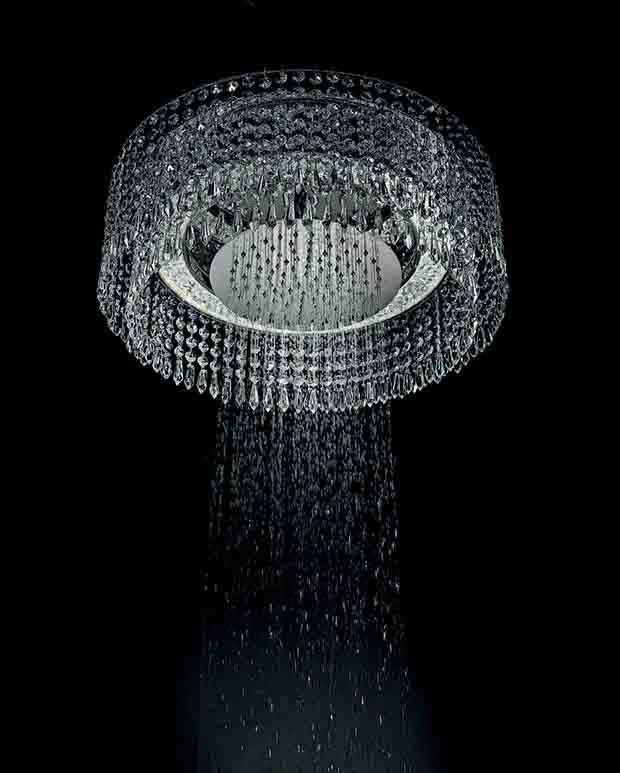 Bisazza Bagno Chandelier Shower Head by Marcel Wanders