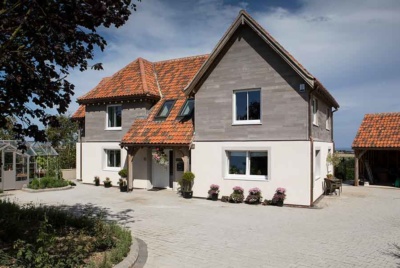 The UK's first oak frame Passivhaus self build