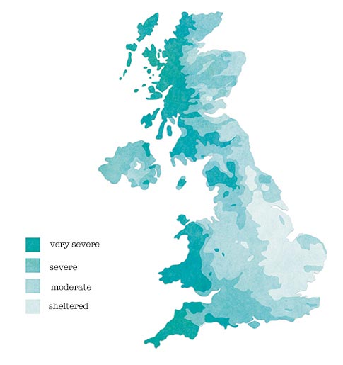UK weather map driving rain