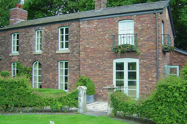 This extension was built with purpose-made bricks from York Handmade
