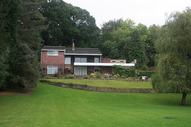 1960s hunting lodge style home in Northumberland prior to renovation