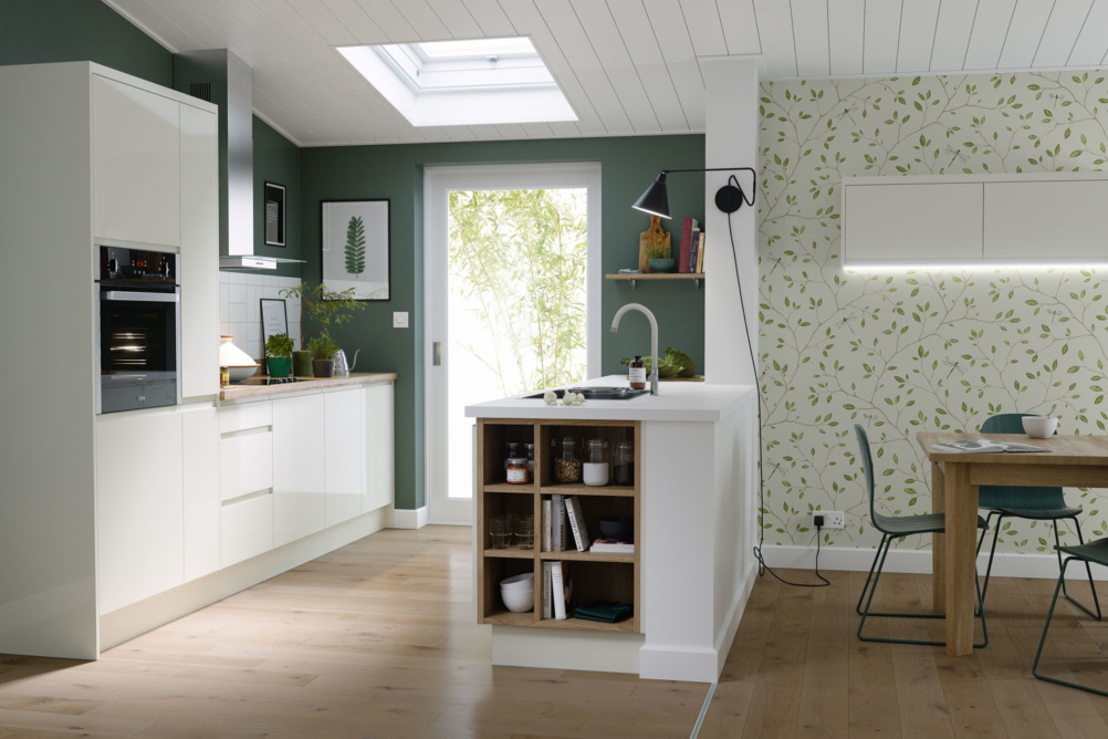 Contemporary kitchen extension with large rooflight