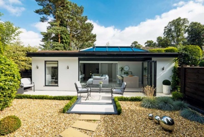 Detached garage converted into a home