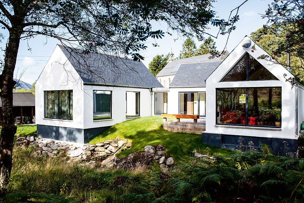 A self built home in the Scottish Highlands