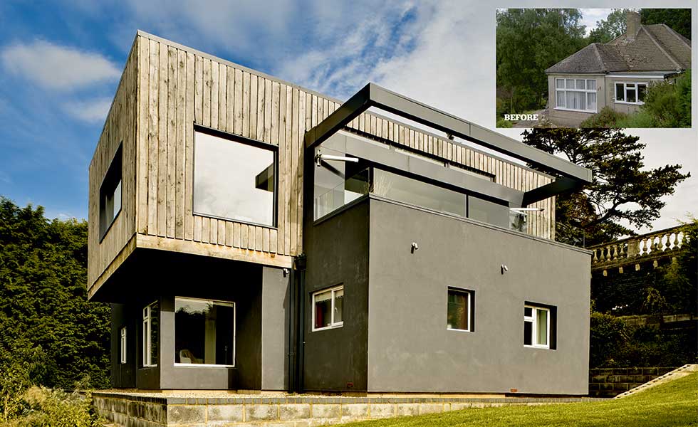 A bungalow in Gloucestershire remodelled