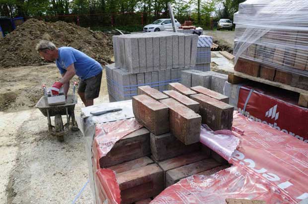 bricks and material deliveries