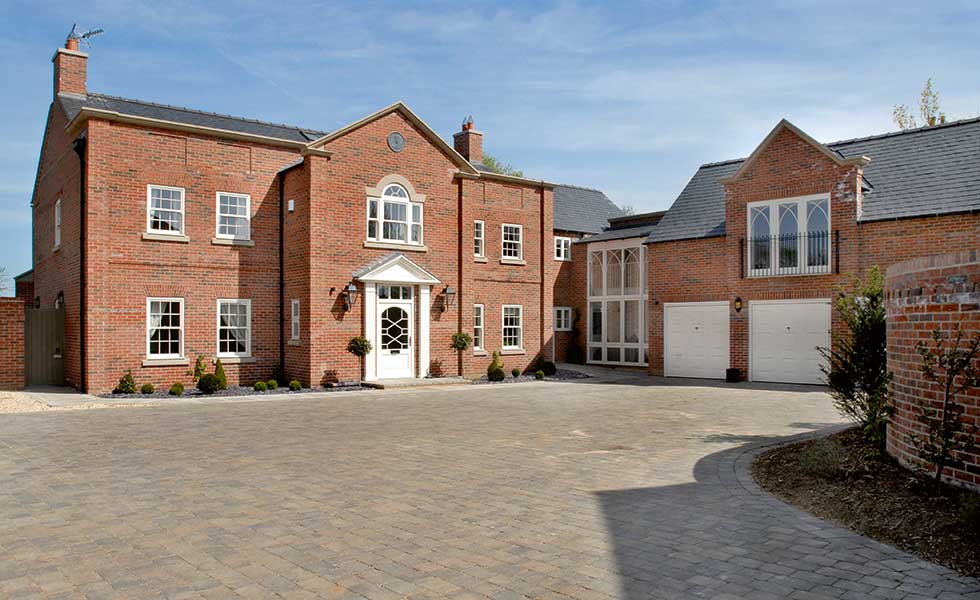 Georgian-style self build house