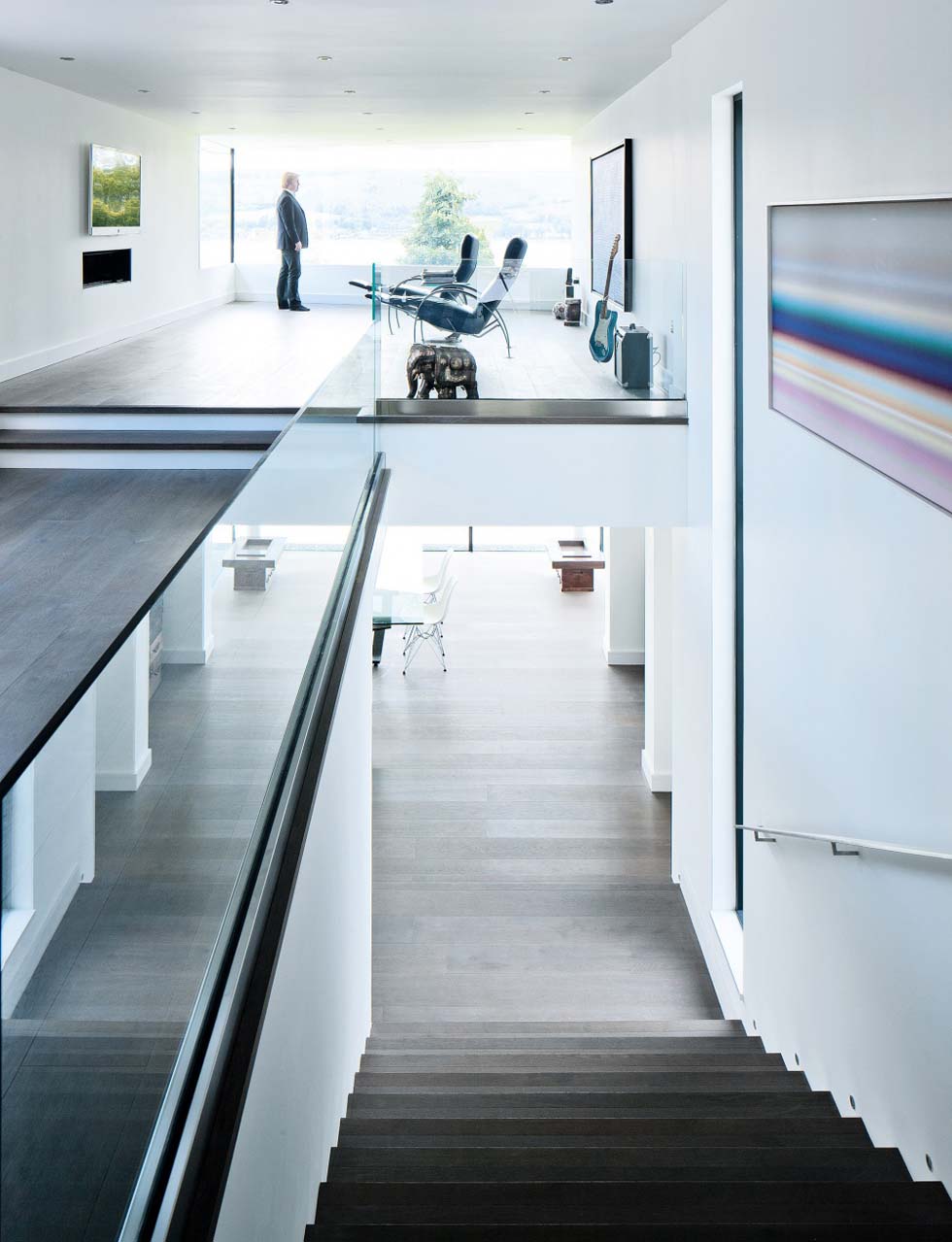 Staircase and gallery