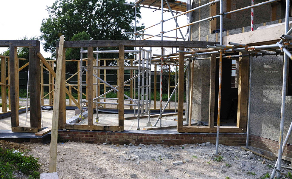 garage and link oak screens