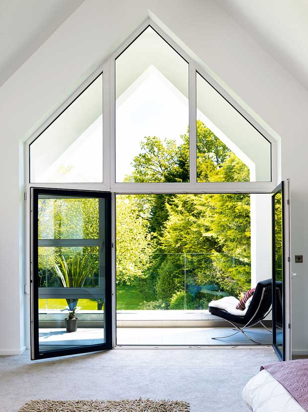 Glazed gable end