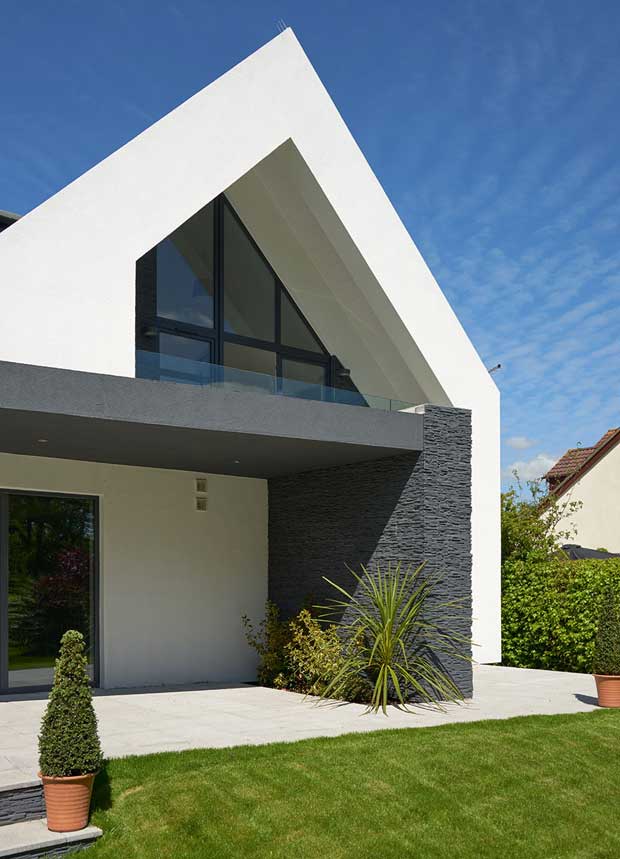 Extension at the rear of the house