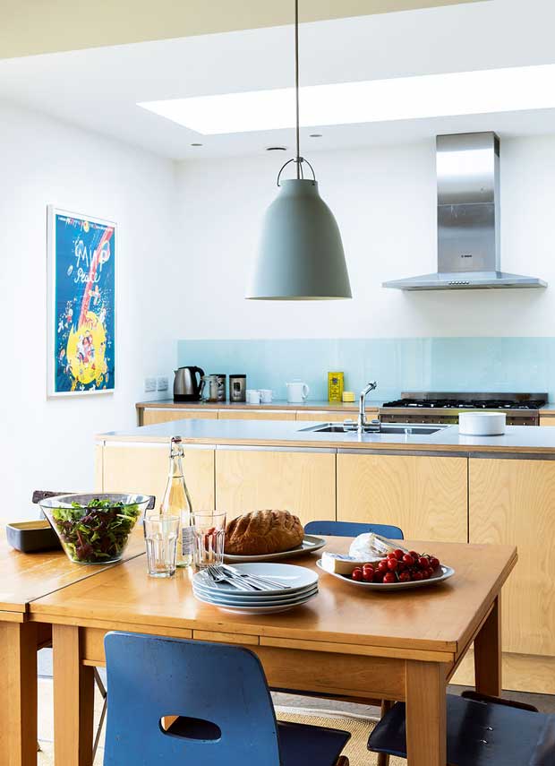 Rooflight above the kitchen