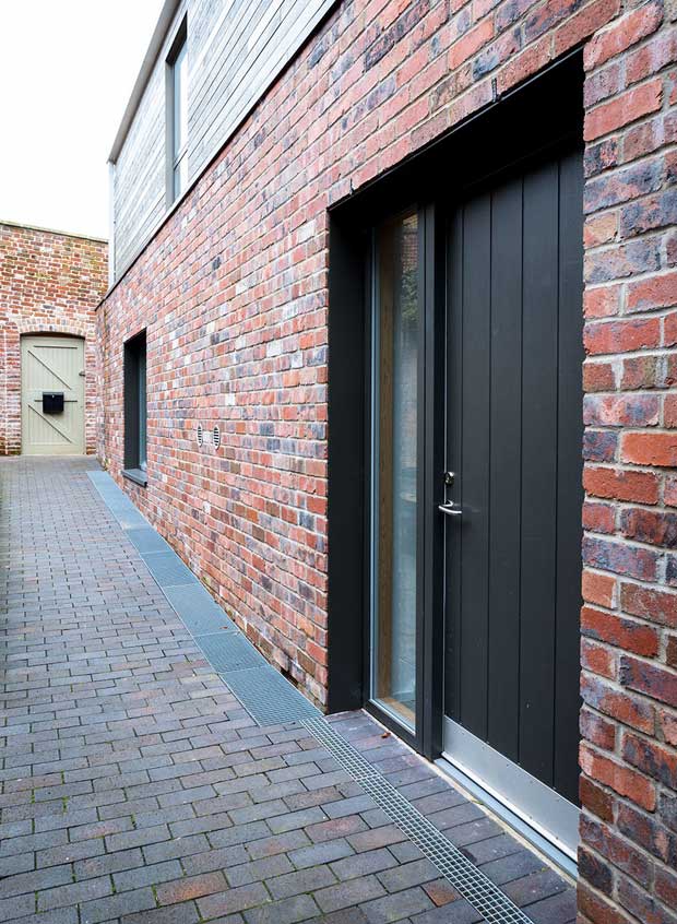 The courtyard entrance