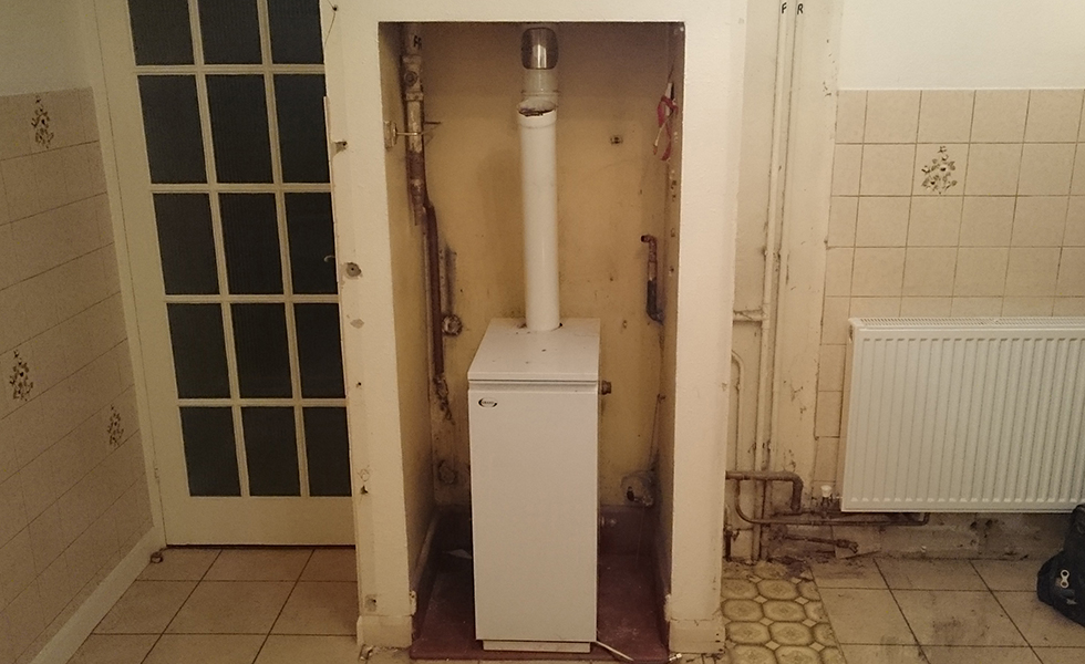 boiler in old kitchen