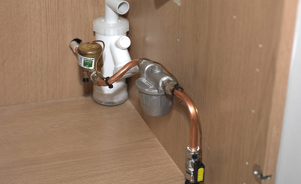 fire valve for the range cooker