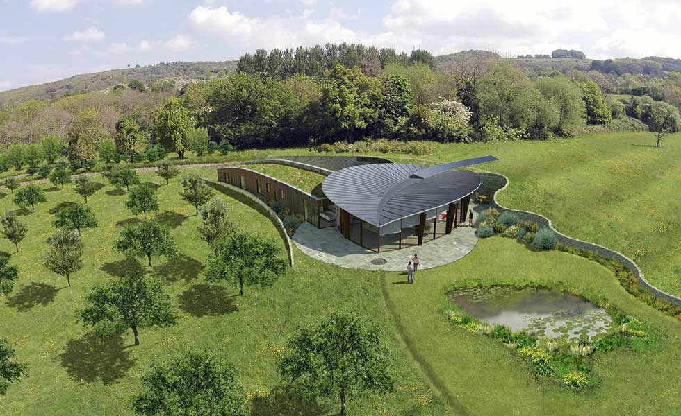 Headlands paragraph 55 home render near Cheltenham