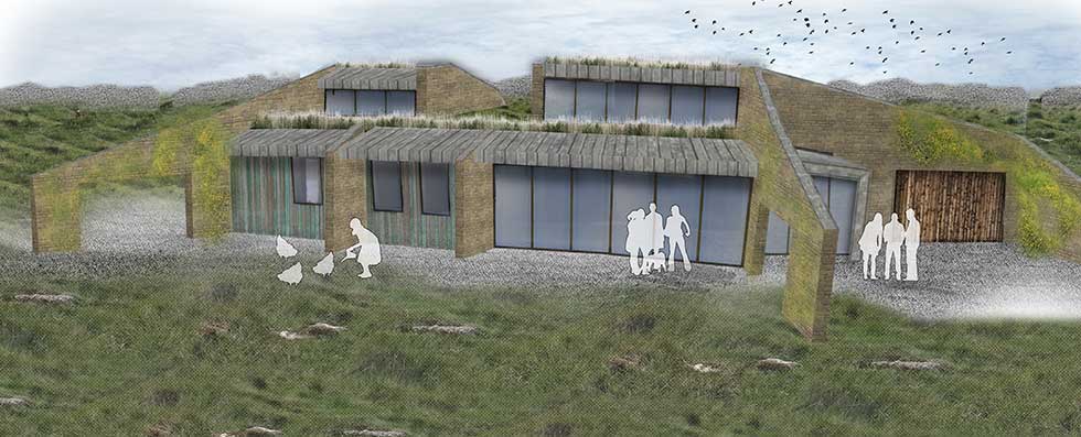 The Burrows paragraph 55 home built into slope