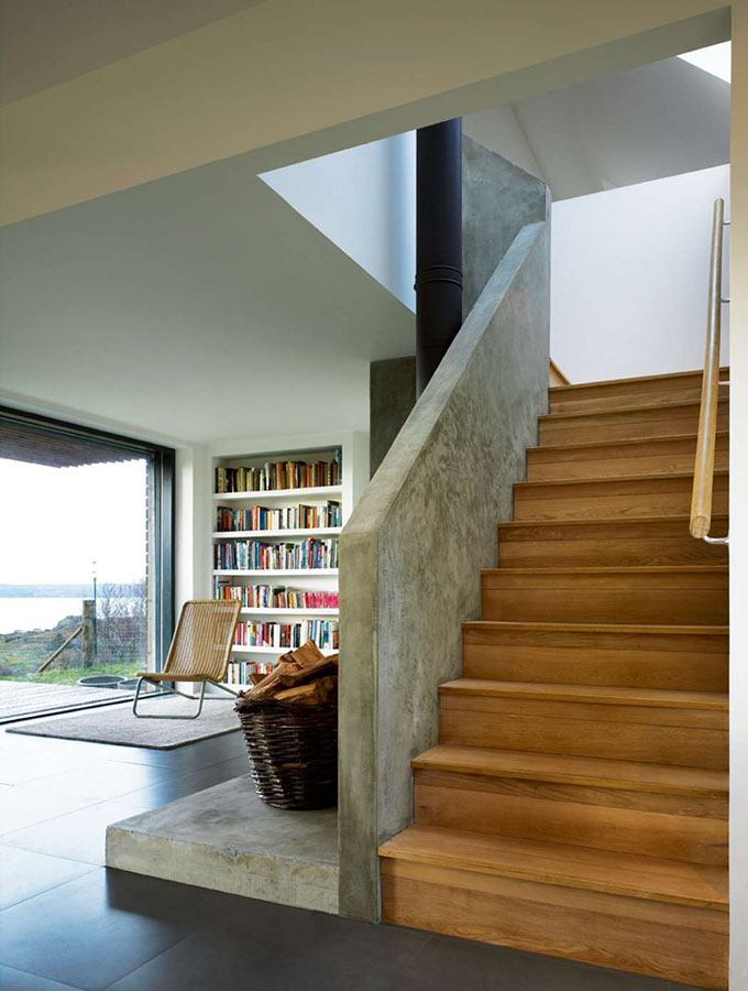 industrial concrete staircase