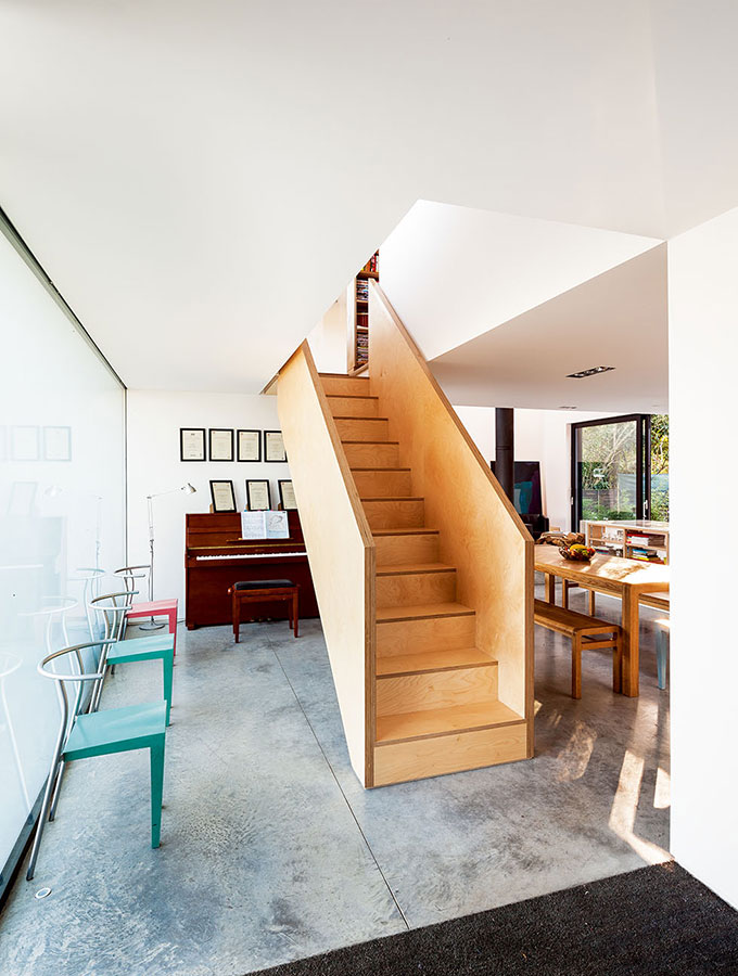 timber staircase contemporary