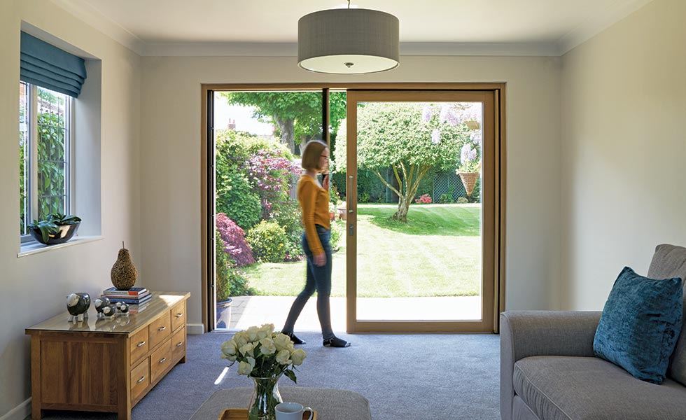 centor Integrated Sliding Door with built-in insect screen