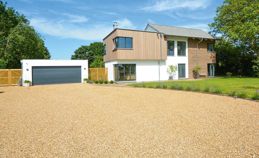 Contemporary replacement dwelling