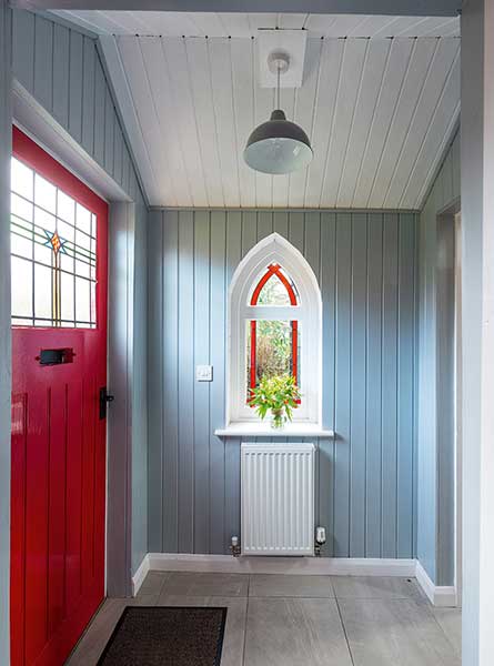 Tin Chapel renovation entrance hall