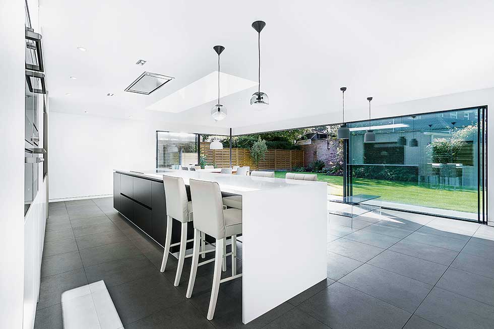 kitchen diner extension in modern home