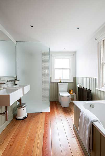 glazed london extension minimal bathroom