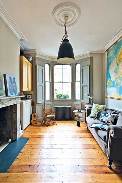 glazed london extension living room