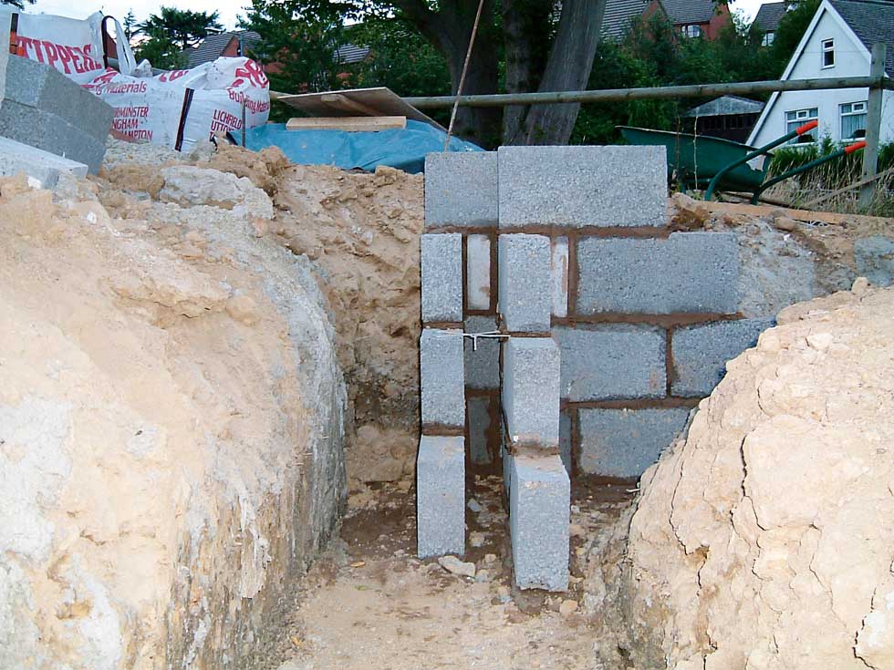 Self Build Schedule - The Foundations