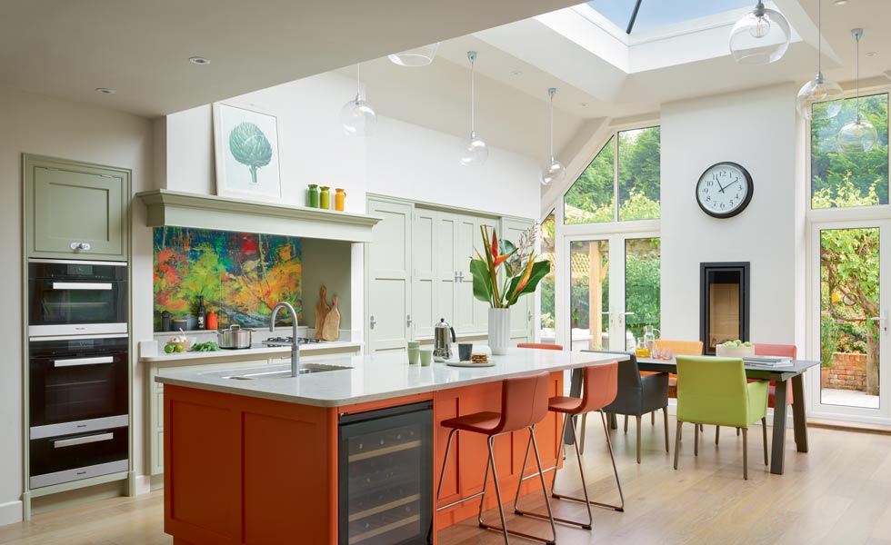 Choose an earthy colour scheme to bring a sense of nature into your home