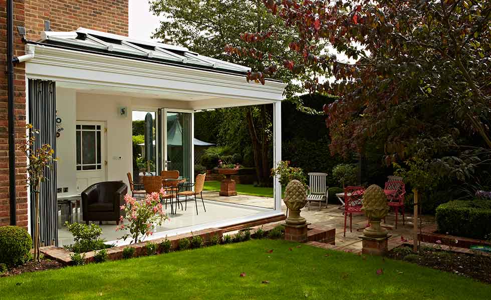 origin pollins house open plan living green grass