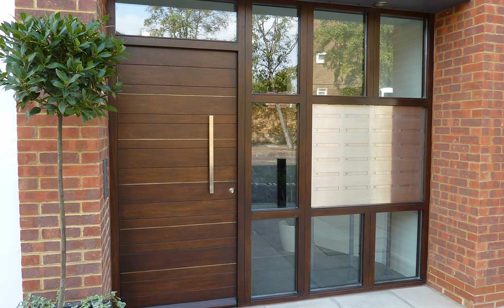 push pull urban front door way