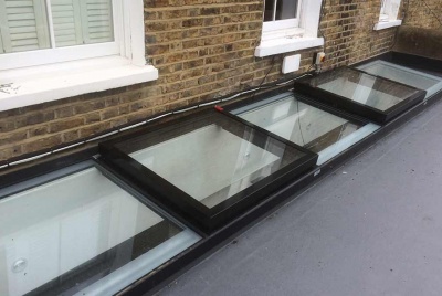 roofglaze rooflight flat roof 4 panels