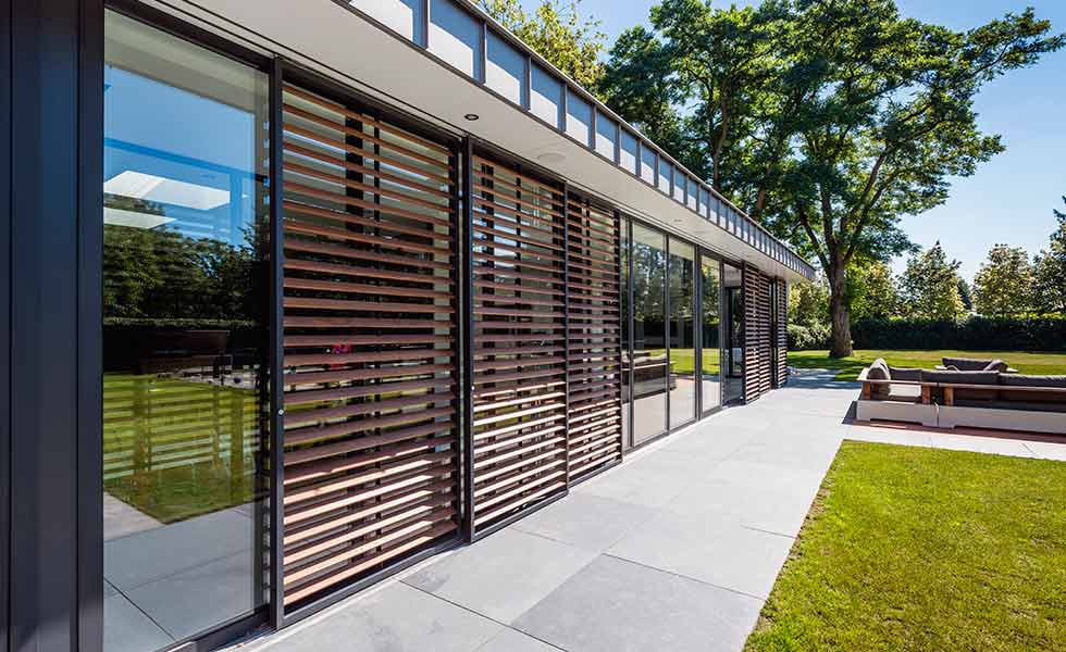 Renson shutters exterior view