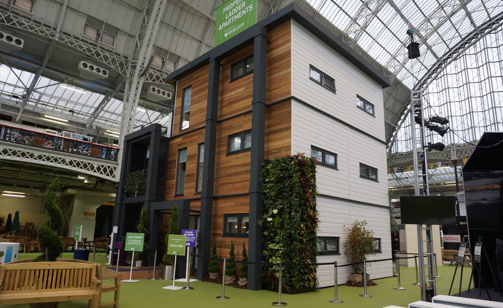 Freefoam cladding exhibition
