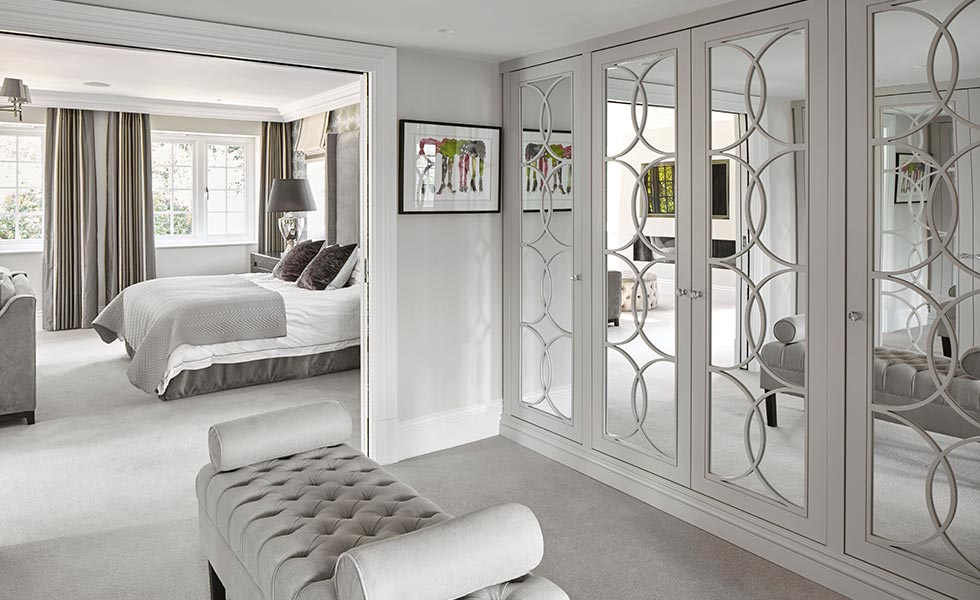Dressing room with Empire Mirror Wardrobe