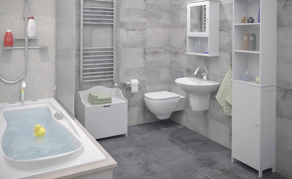 colonial bathroom set